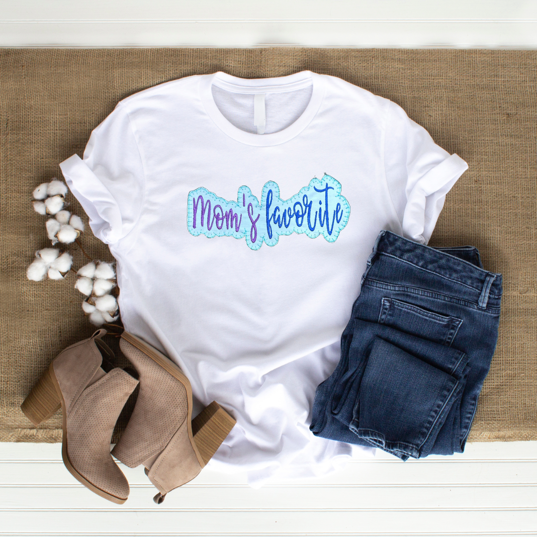 Mom's Favorite Shabby Applique Design