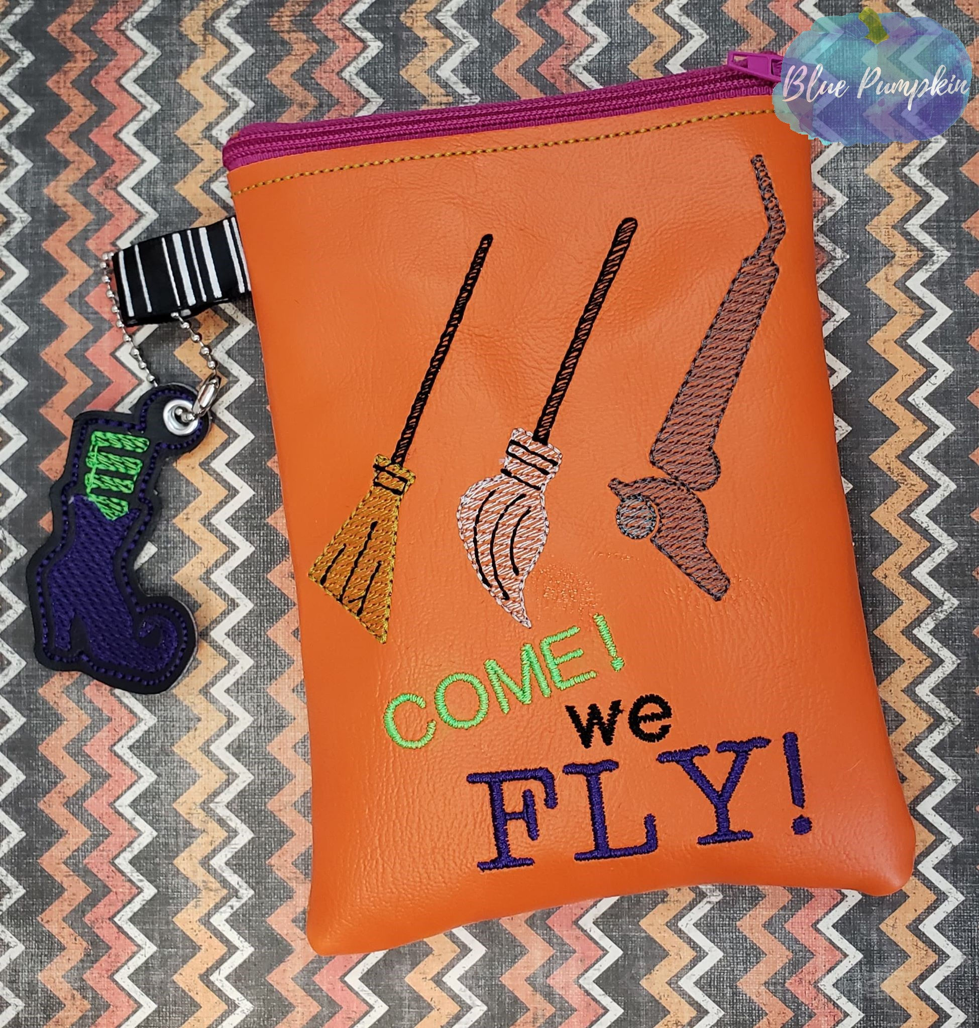 Come We Fly ITH Zipper Bag Design