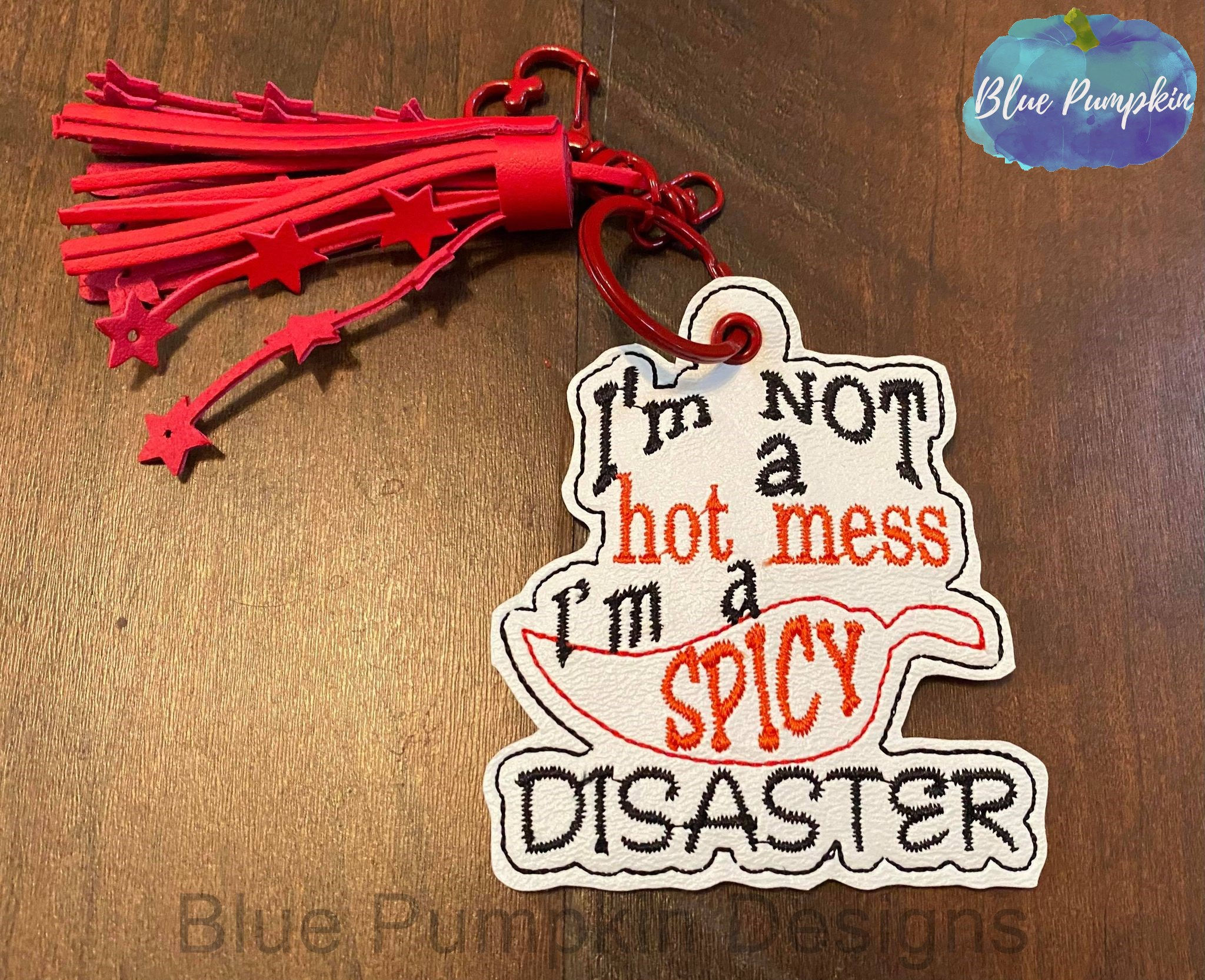 Spicy Disaster Key Fob