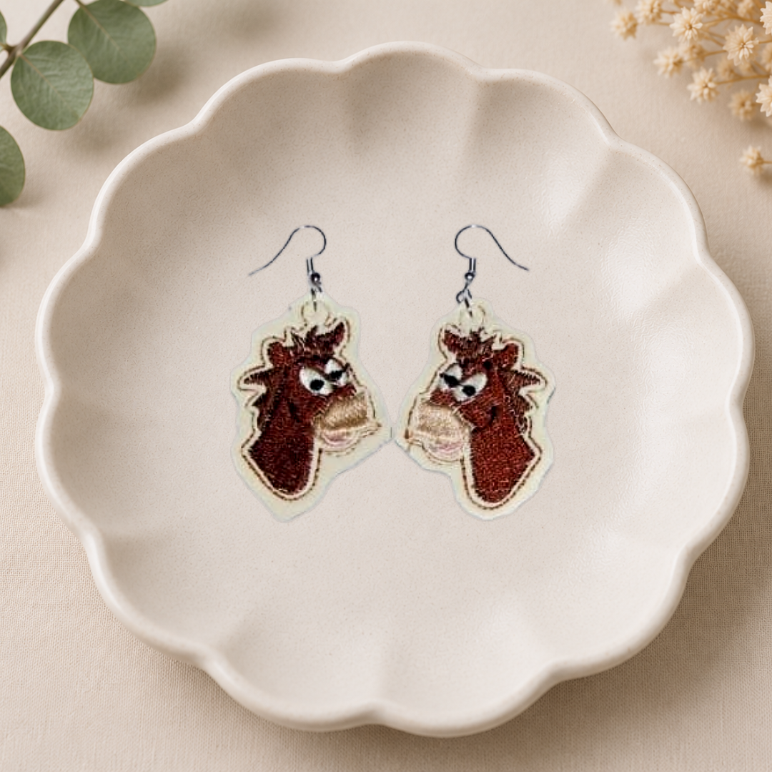 Toy Horse Earrings