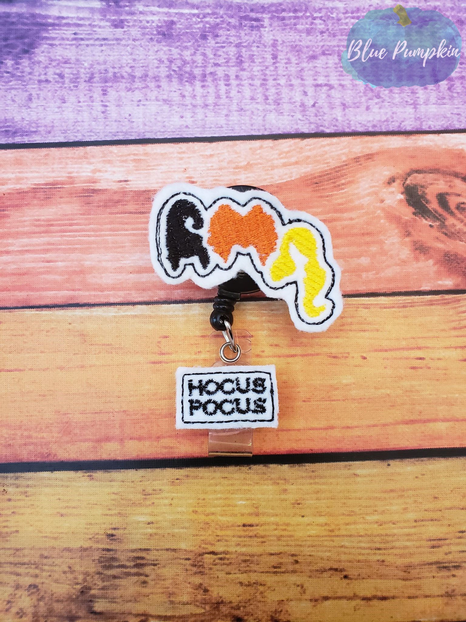 Hocus Pocus Badge Reel Feltie Design