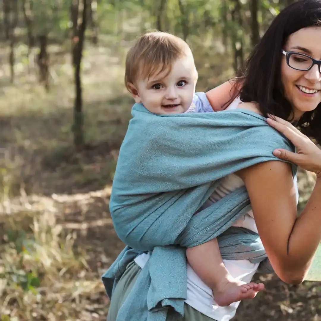 portage bébé au dos
