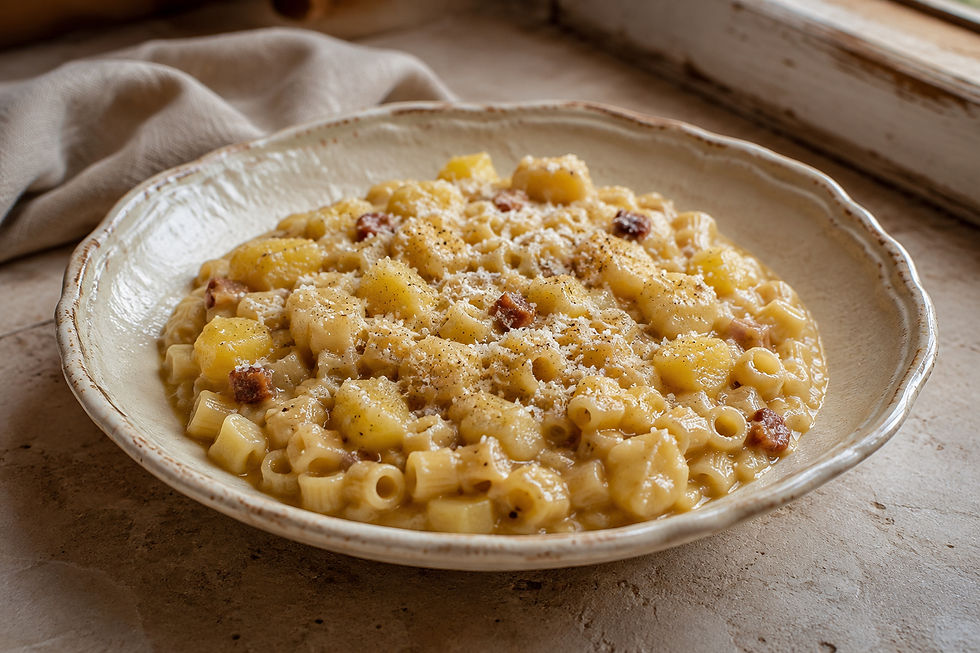 Pasta e Patate alla Napoletana (Italian Pasta and Potatoes)