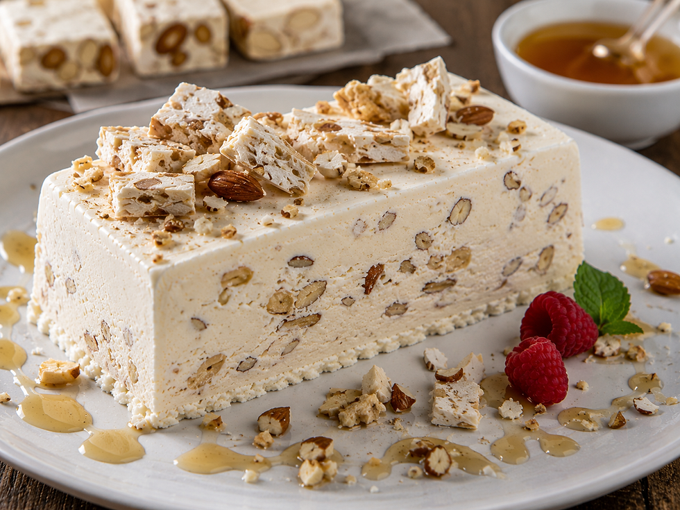 Semifreddo al Torrone (Italian Nougat Semifreddo)