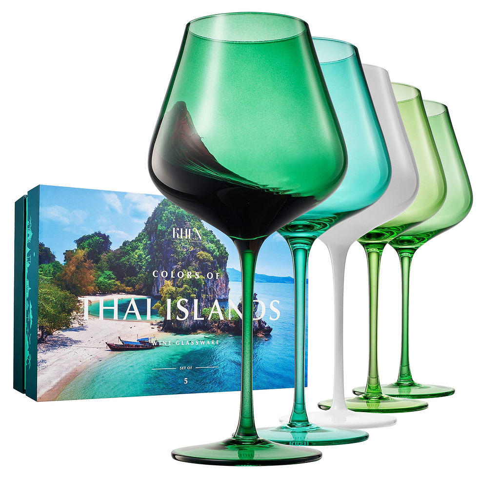 Thumbnail: Beaches of Hawaii Wine Glassware | 5 Set, 20 oz - City Sets