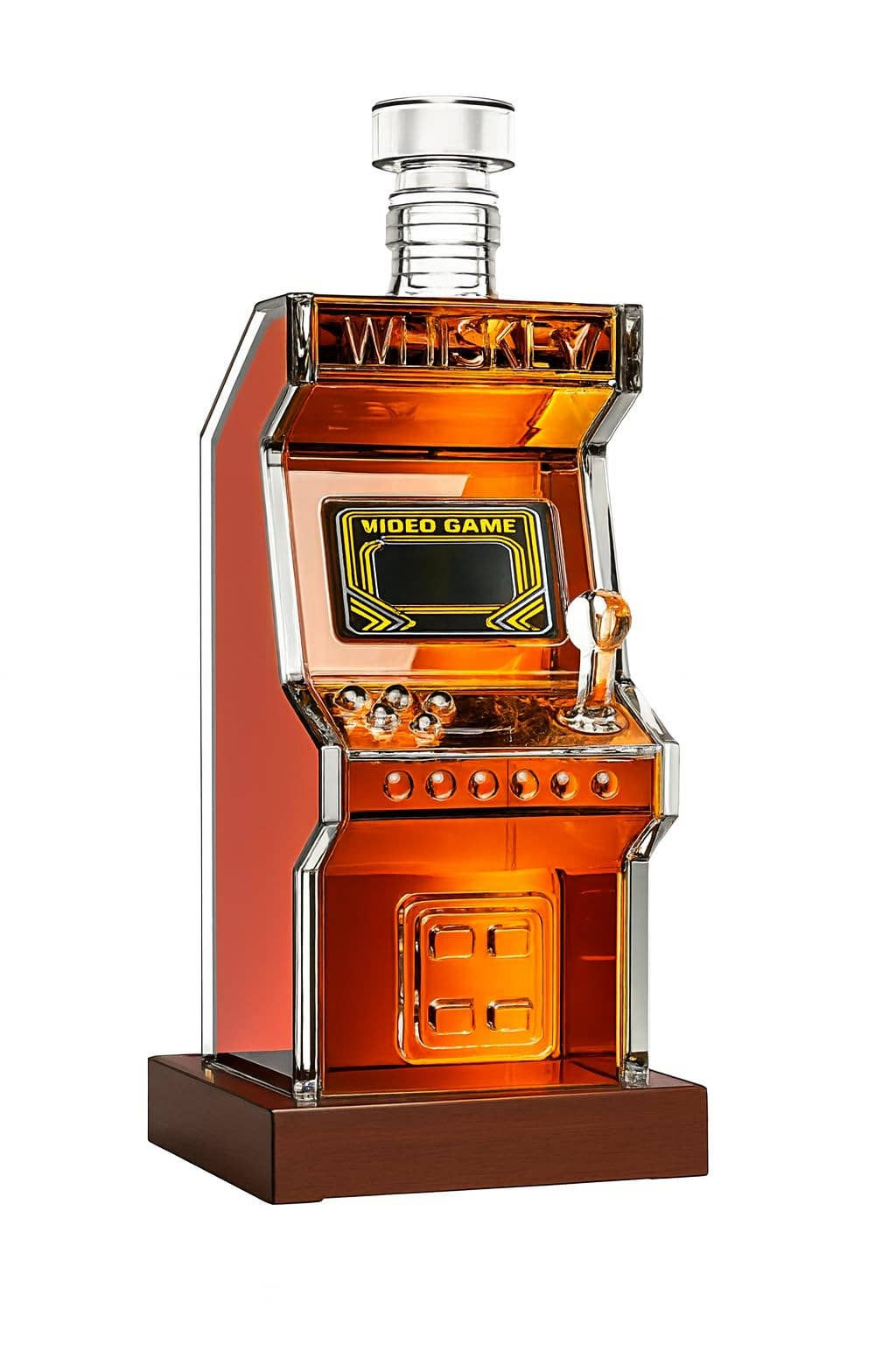 Retro Arcade Machine Whiskey Decanter Set