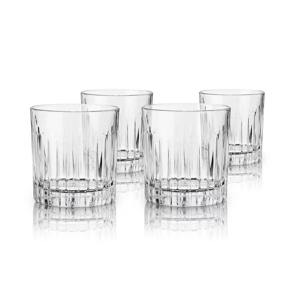 Thumbnail: Reserve Milo European Crystal Lowball Glasses Set of 4