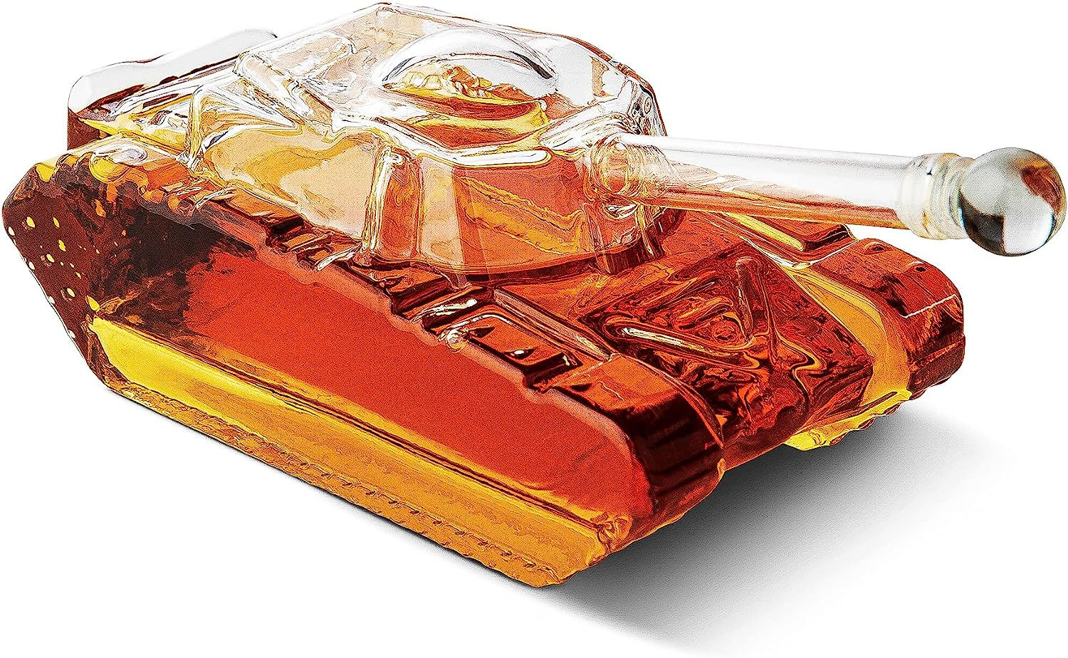 Tank Whiskey Decanter  - Army Gifts for Men - Glass Tank Gift