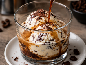 Affogato alla Stracciatella (Italian Stracciatella Affogato)