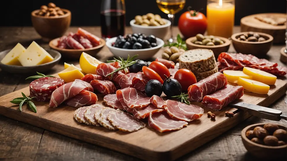Traditional Italian Charcuterie Selection