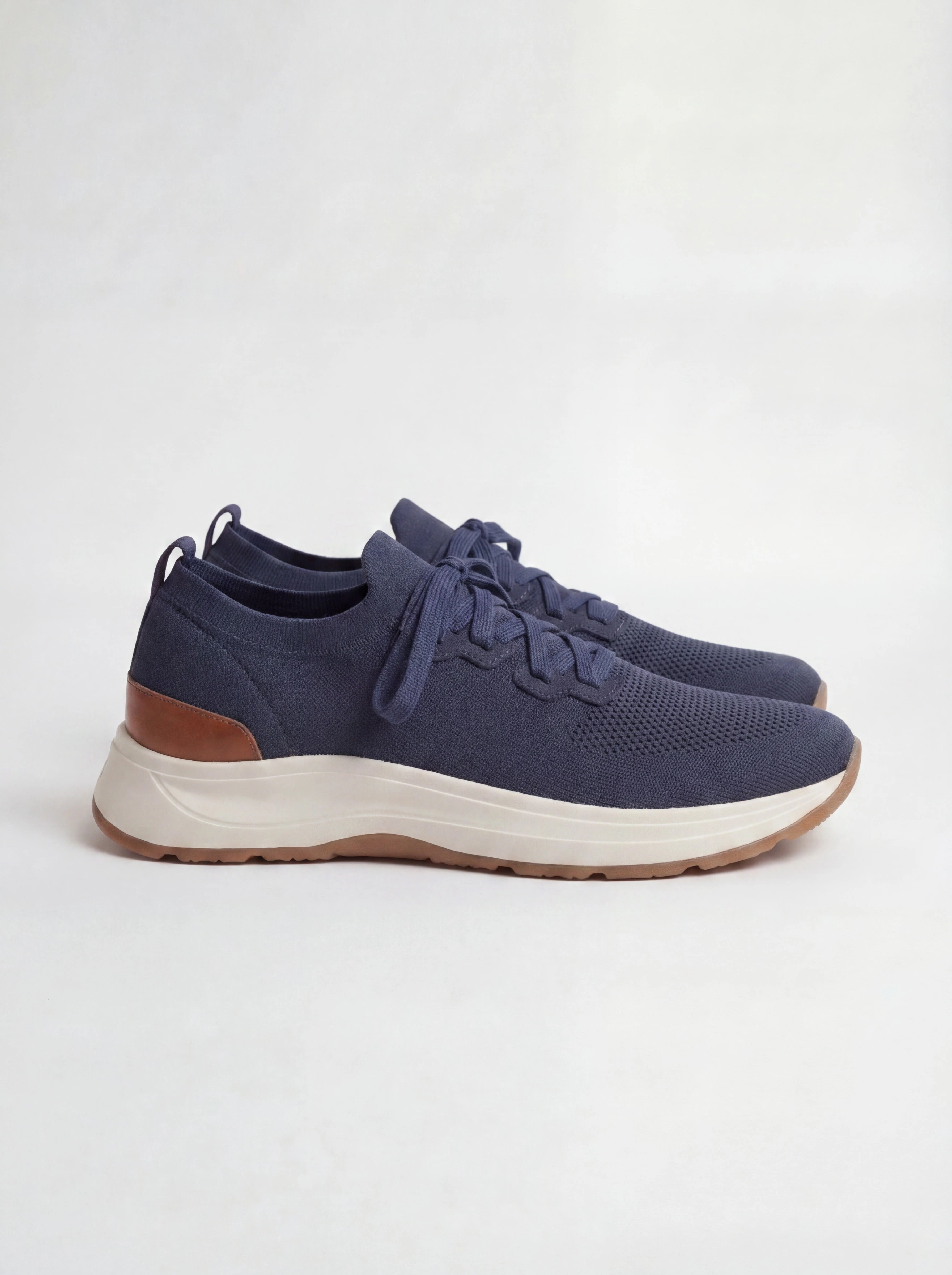 Knitted Sneakers - Ocean Blue