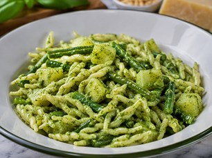Italian Trofie with Genoese Pesto | Trofie al Pesto Genovese