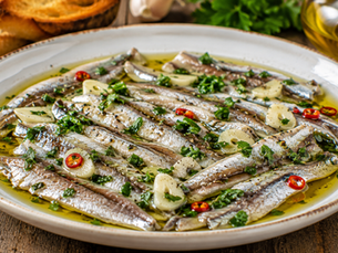 Alici Marinate, Marinated Anchovies