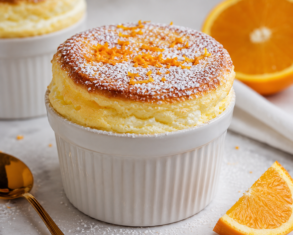 Soufflé Dolce alla Ricotta e Arancia (Italian Ricotta and Orange Soufflé)