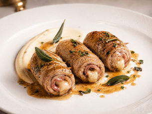 Involtini di Vitello alla Valdostana (Italian Aosta Valley Veal Rolls)