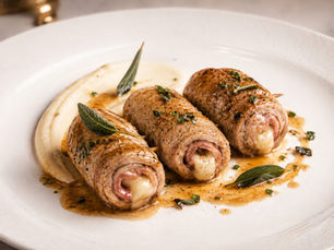 Involtini di Vitello alla Valdostana (Italian Aosta Valley Veal Rolls)