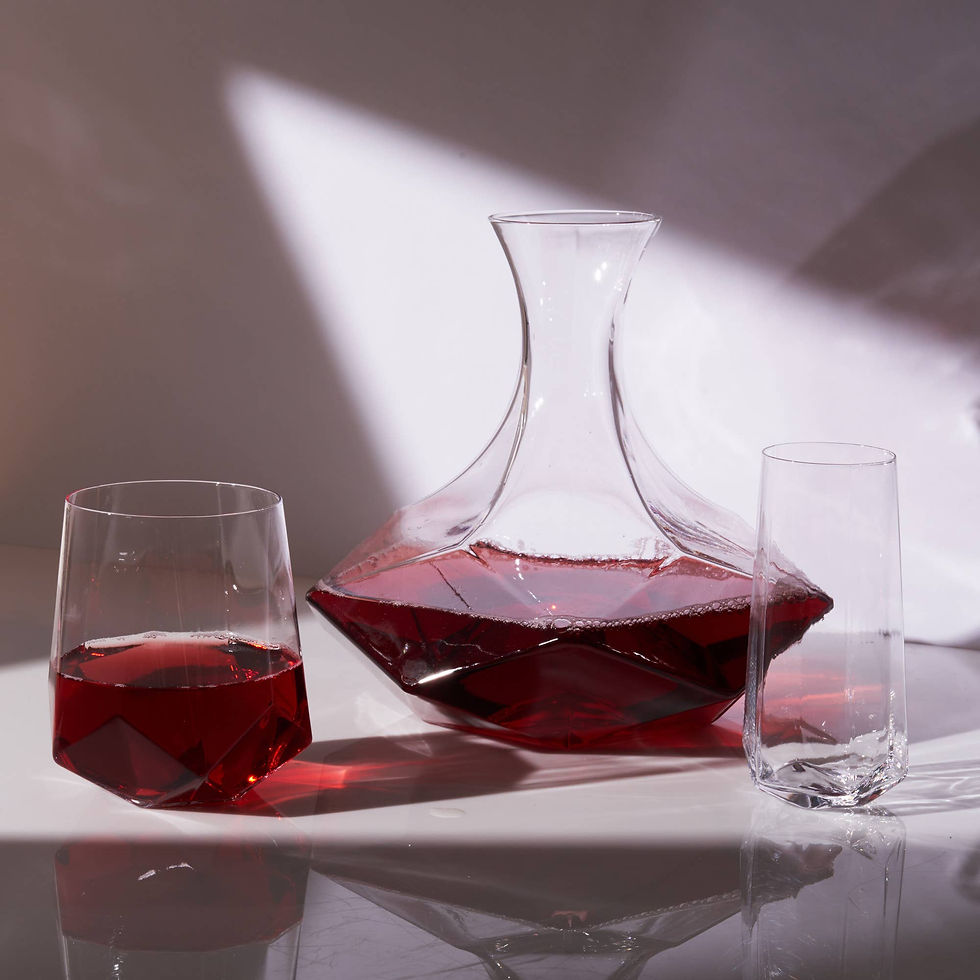 Thumbnail: Seneca™ Faceted Crystal Wine Decanter