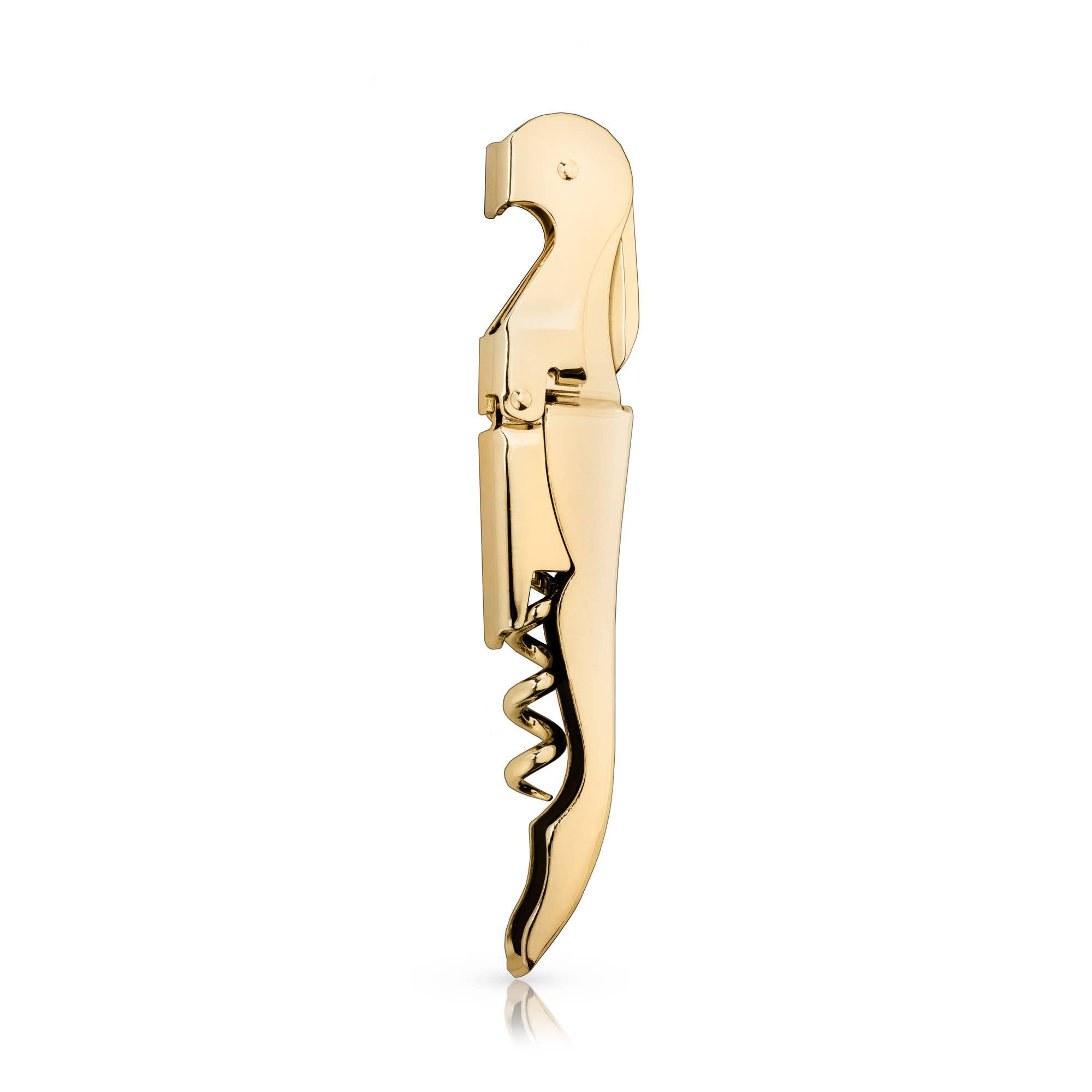 Belmont™ Gold Plated Double Hinged Corkscrew