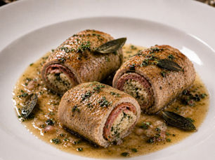Involtini di Vitello alla Umbra (Italian Umbrian Veal Rolls)