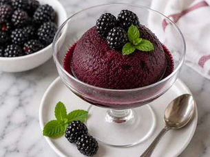 Sorbetto alla Mora (Italian Blackberry Sorbet)