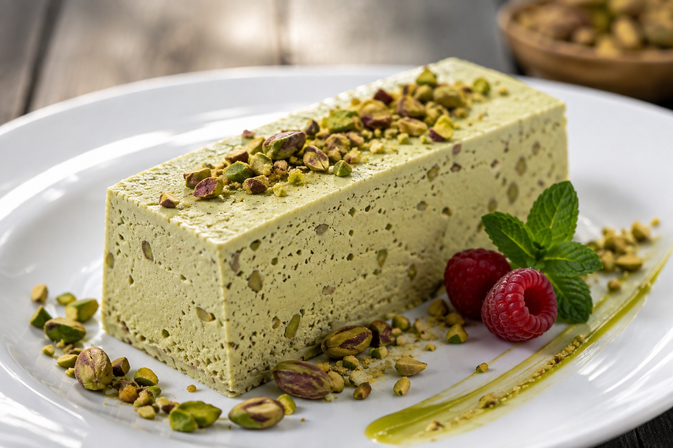 Semifreddo al Pistacchio (Italian Pistachio Semifreddo)