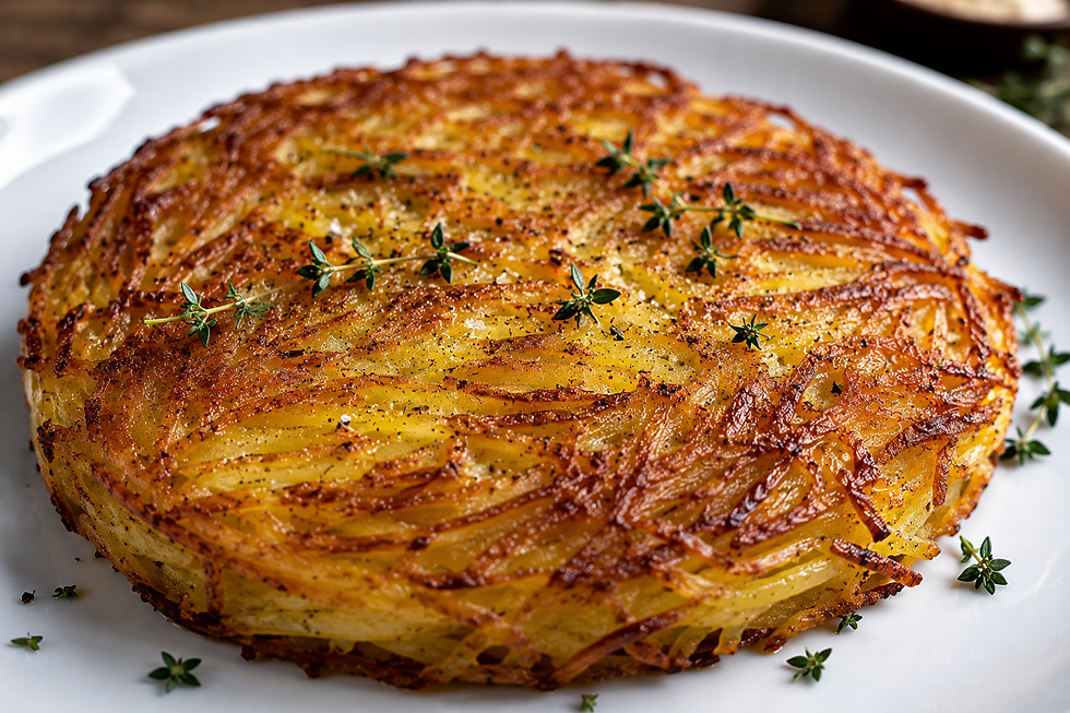 Rösti di Patate Croccante (Italian Style Potato Rösti)