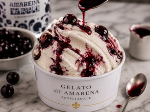 Gelato all’Amarena (Italian Sour Cherry Gelato)