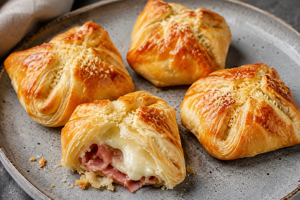 Italian Ham and Cheese Fagottini | Fagottini di Prosciutto e Formaggio