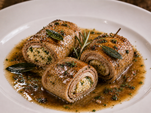 Involtini di Vitello alla Sarda (Italian Sardinian Veal Rolls)