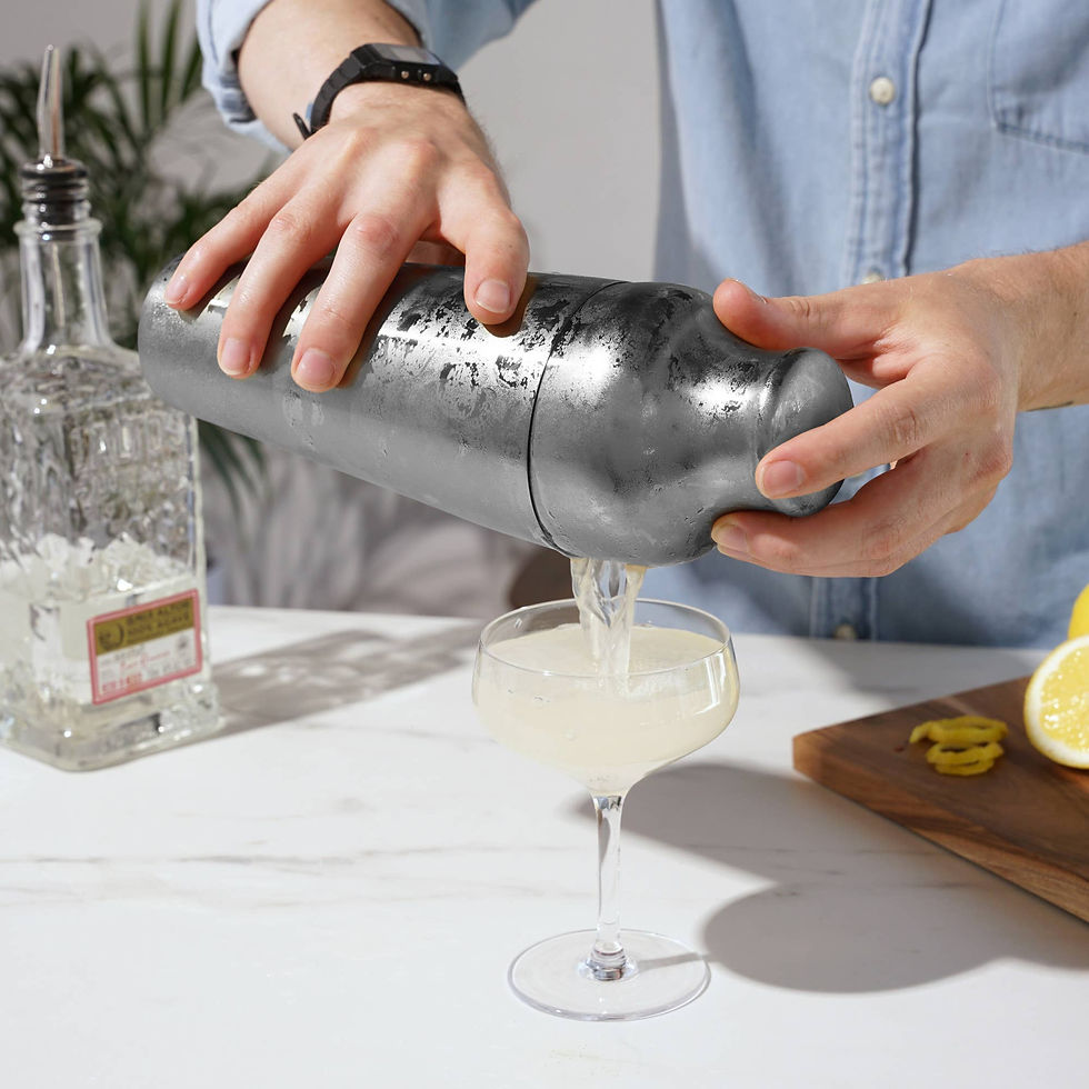 Thumbnail: Harrison Polished Stainless Steel Parisian Cocktail Shaker