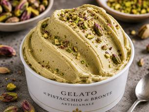 Gelato al Pistacchio di Bronte (Italian Bronte Pistachio Gelato)
