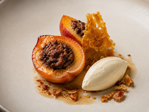 Italian Piedmont Stuffed Peaches — Persi Pien