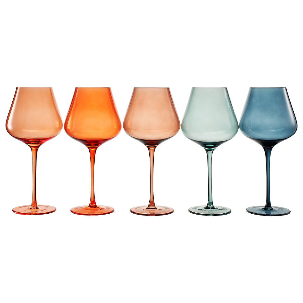 Thumbnail: Colors of Venice, Italy, City Wine Glassware | 5 Set, 20 oz