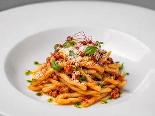 Fileja con 'Nduja e Ricotta Affumicata - Fileja Pasta with 'Nduja and Smoked Ricotta