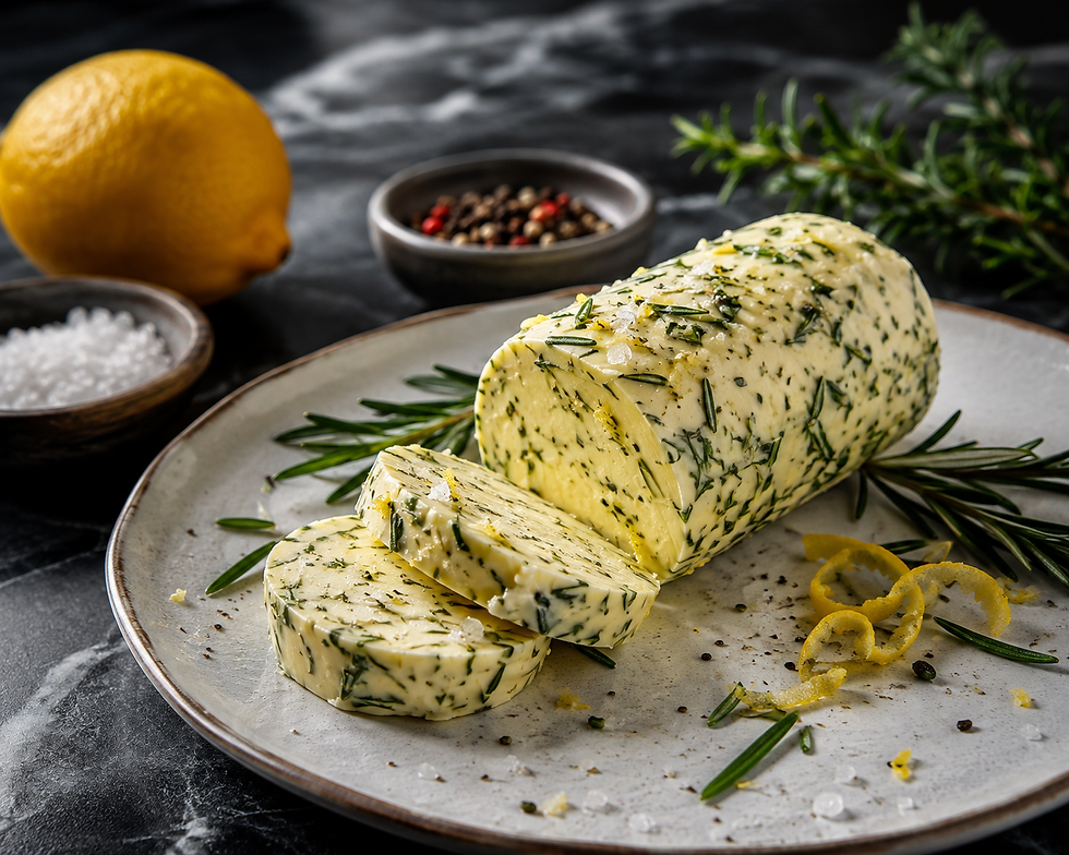 Burro al Rosmarino e Limone (Italian Rosemary Lemon Butter)