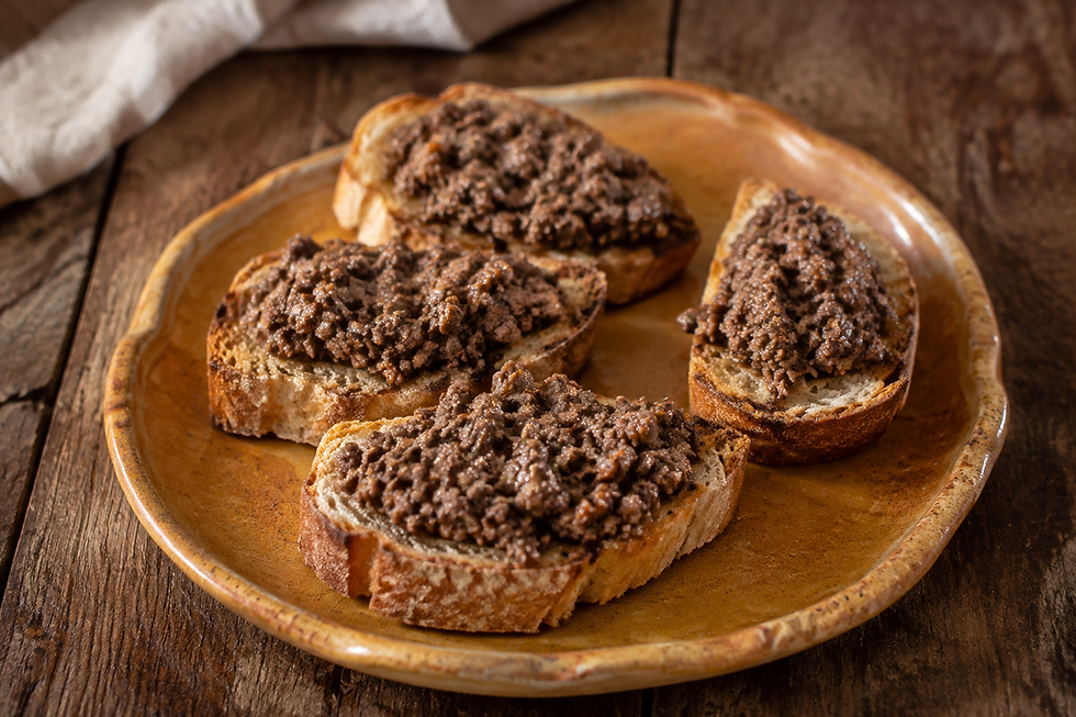 Crostini Neri Toscani (Italian Chicken Liver Crostini)