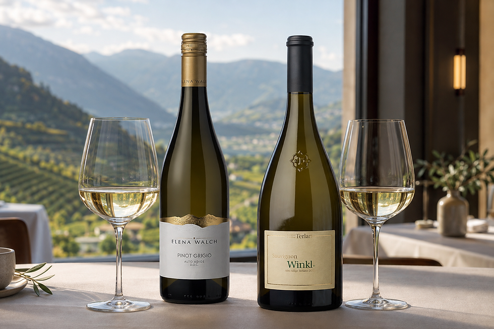 Pinot Grigio Alto Adige DOC vs Sauvignon Alto Adige DOC: Key Differences, Food Pairings and Which Italian White Wine to Choose