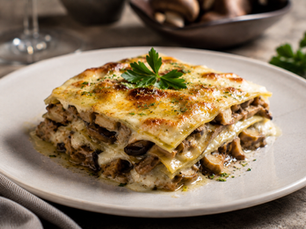 Lasagne Rivisitate ai Funghi Porcini (Italian Porcini Mushroom Lasagne)