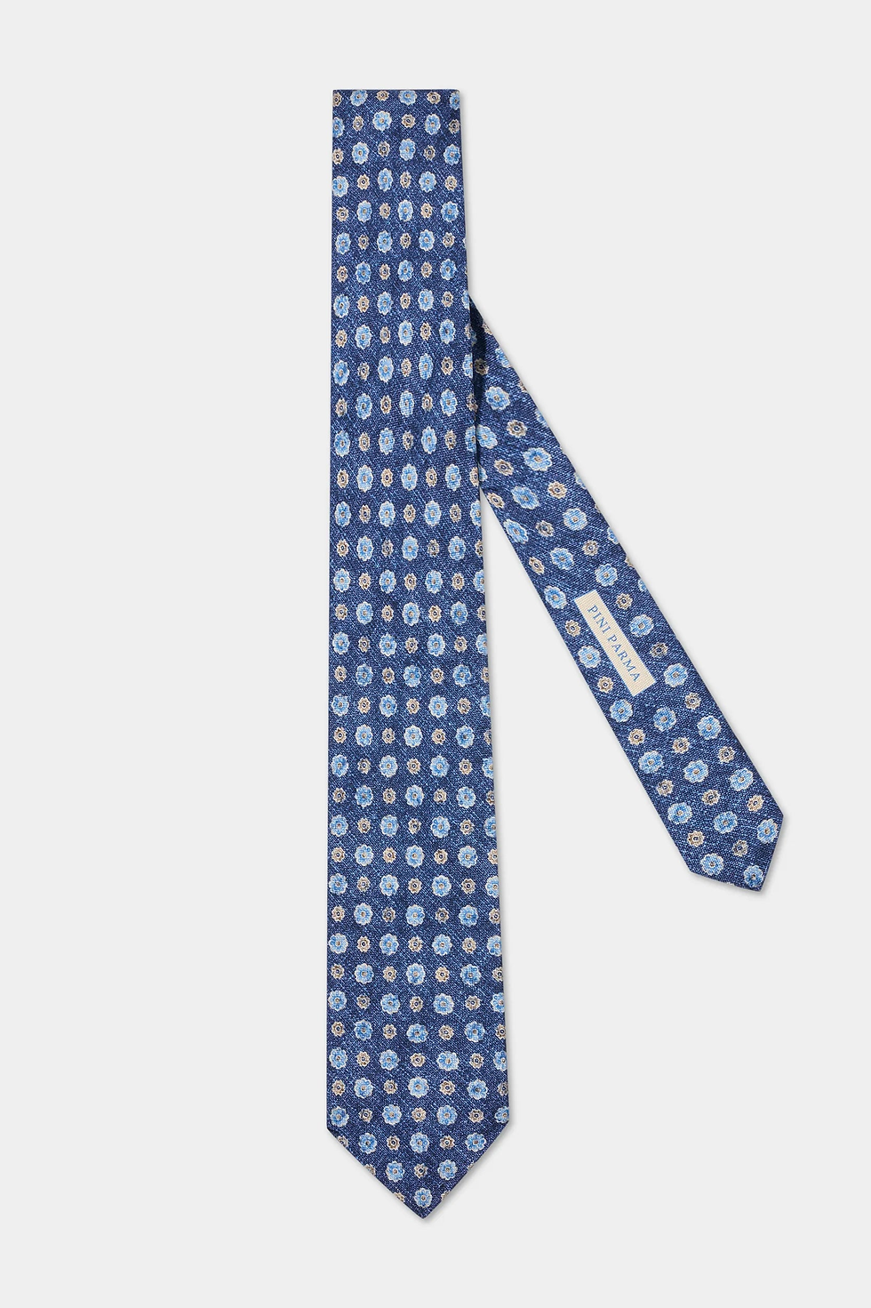 Thumbnail: Fancy Silk Tie - Blue