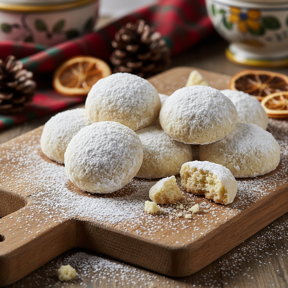 Biscotti Palle di Neve (Italian Snowball Cookies)