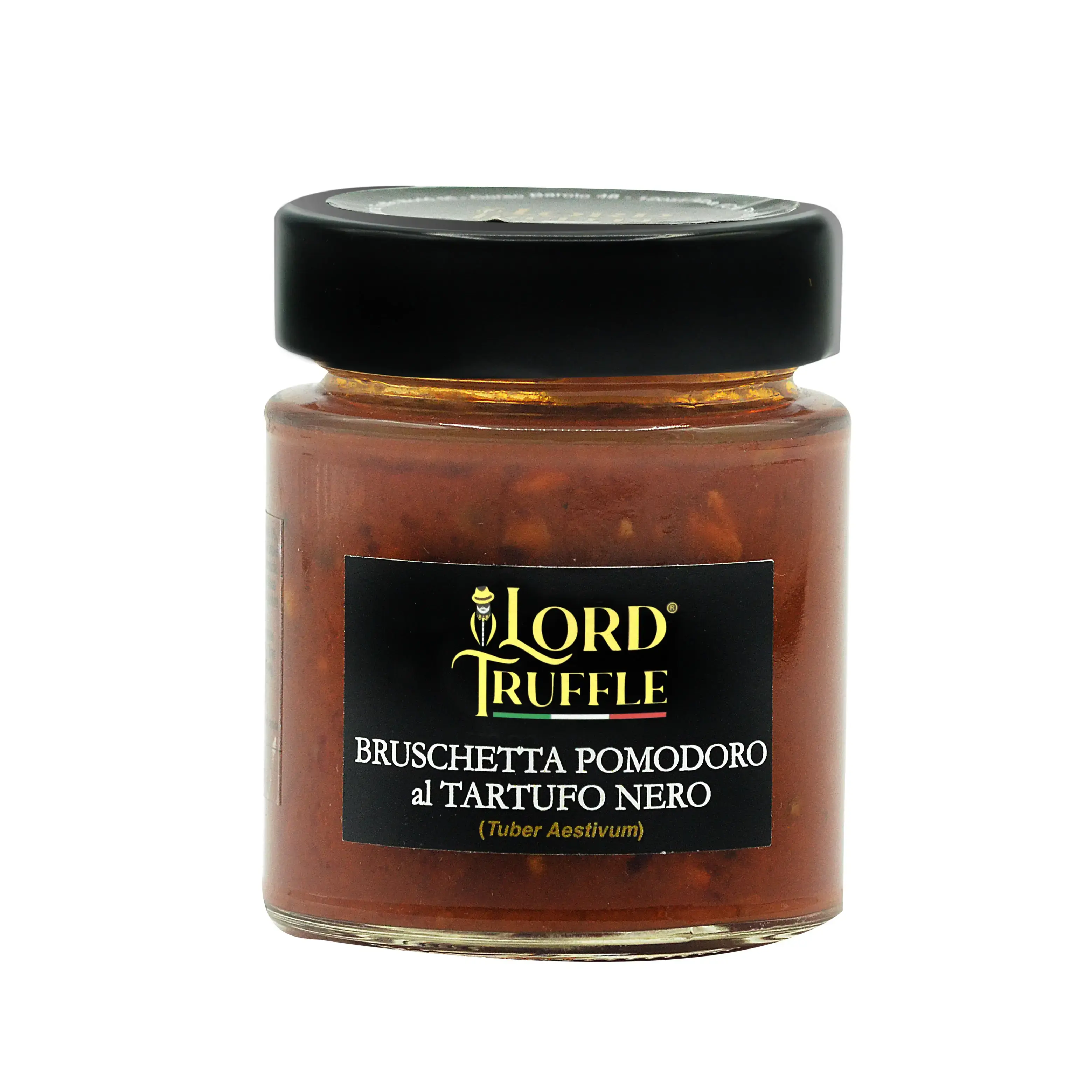 Black Truffle and Tomatos Bruschetta