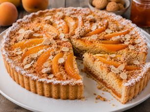 Crostata Frangipane agli Amaretti e Albicocche (Italian Amaretti and Apricot Frangipane Tart)