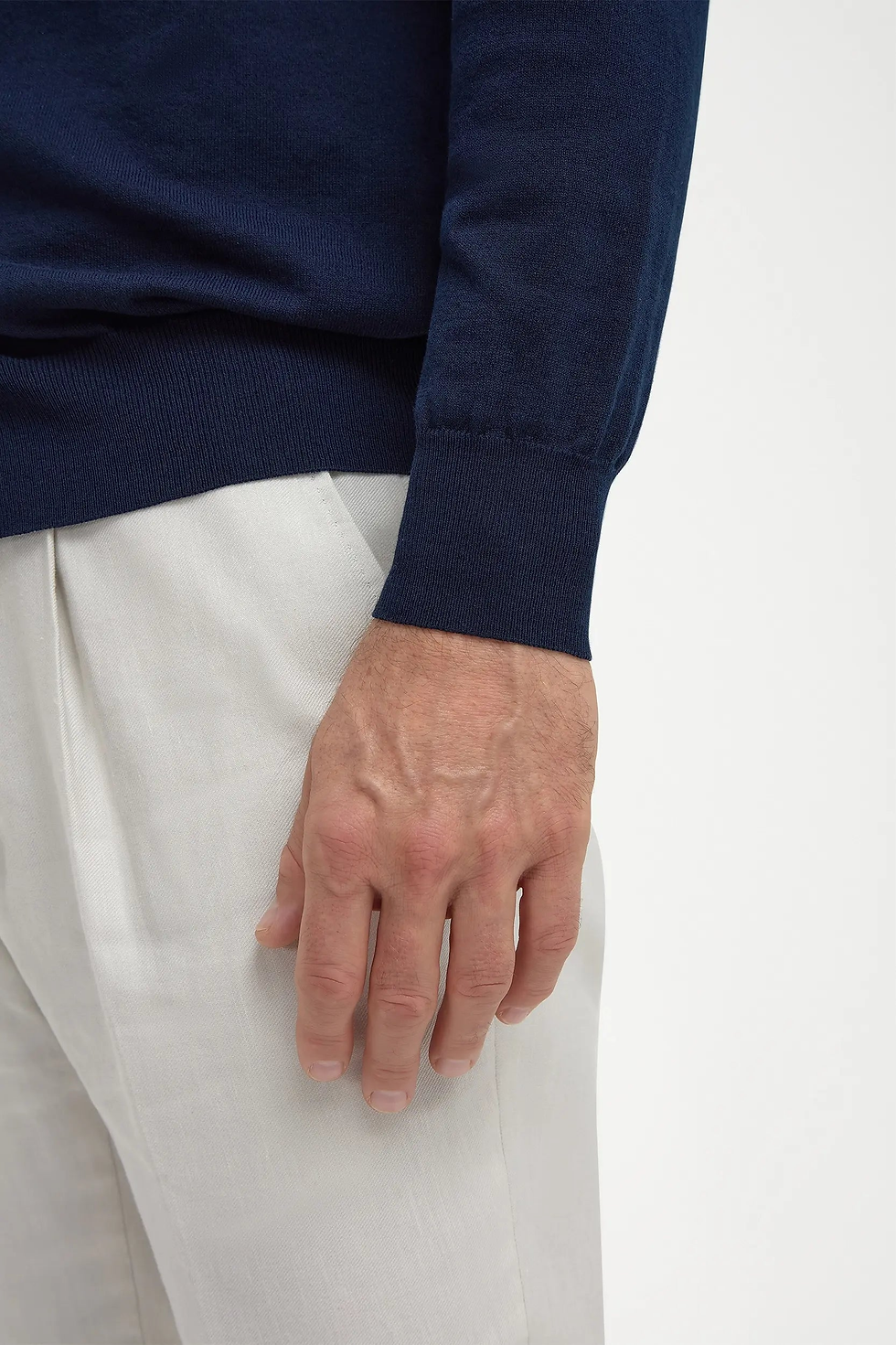Thumbnail: Polo Cardigan - Blue