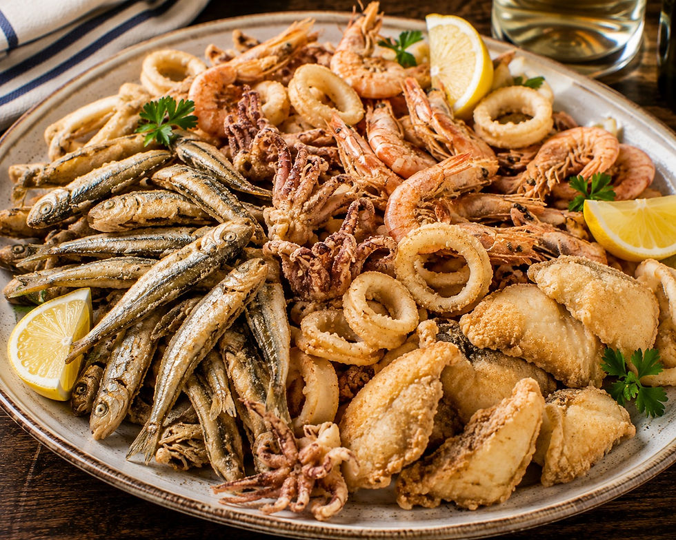 Fritto Misto all’Ascolana (Italian Ascoli Mixed Fry)