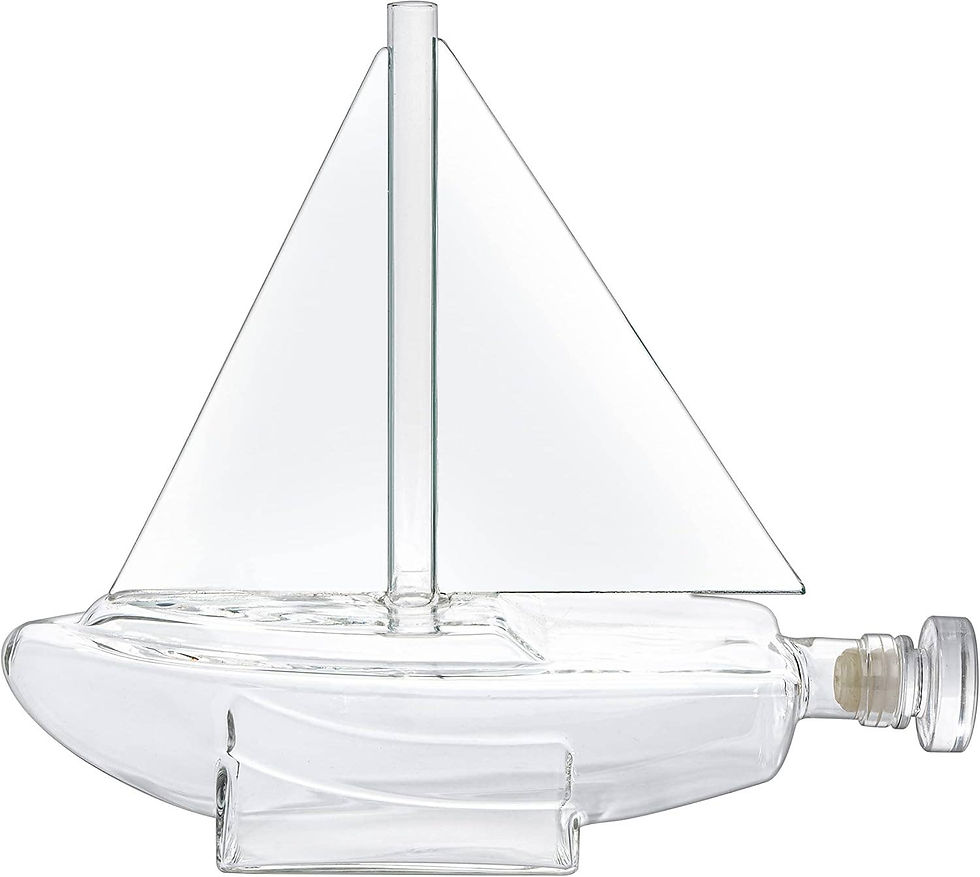 Thumbnail: Sailboat Whiskey & Wine Decanter 750ml Set