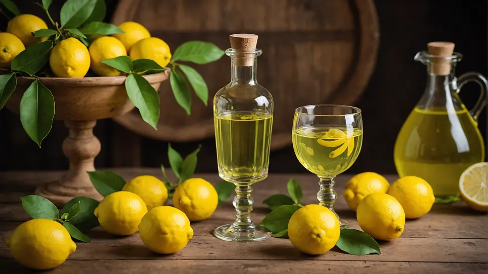 Traditional Limoncello Production