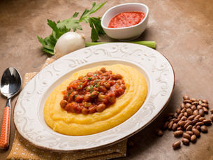 Italian Polenta and Beans — Polenta e Fagioli