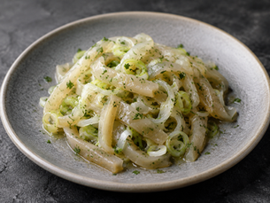 Nervetti con Cipolla e Prezzemolo (Italian Lombard Veal Cartilage Salad)