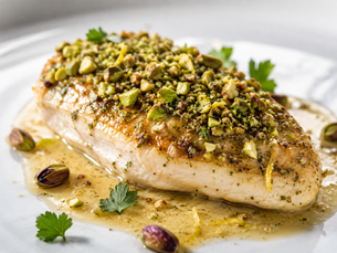 Petto di Pollo con Pistacchio di Bronte e Limone (Italian Pistachio Chicken Breast)