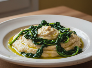 Fave e Cicoria (Italian Fava Bean Purée with Chicory)